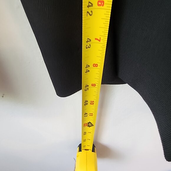 COS Pants Women's Size 12 Black Wide Leg Trouser 100% Wool Office Career Classic - Picture 16 of 16